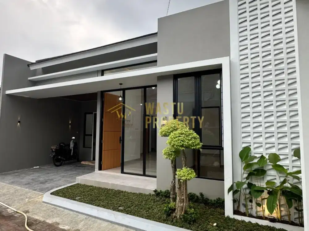 DIJUAL RUMAH BARU DESAIN MODERN DEKAT SLEMAN CITY HALL DAN KAMPUS UTY JOGJA