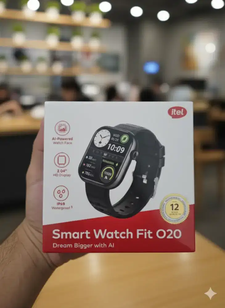 SMARTWATCH ITEL ISW O20 BARU SEGEL