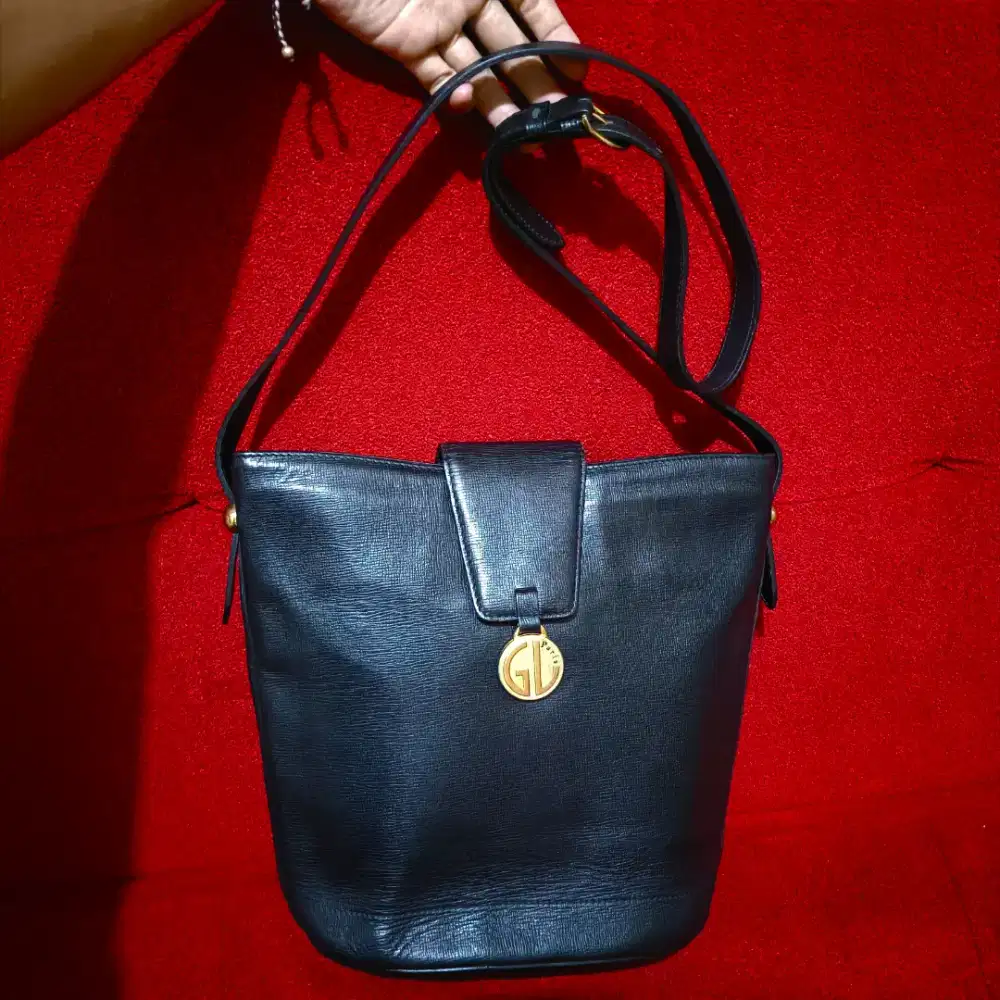 tas wanita vintage guy laroche authentic