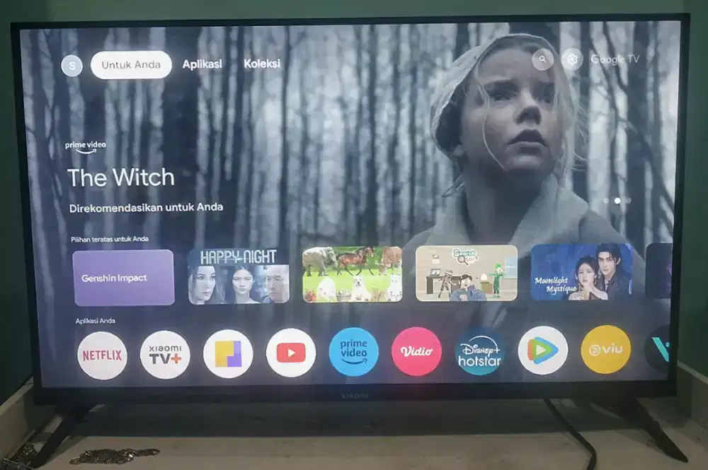 TV LED 32 INC XIAOMI Smart Android Google TV+Digital Ors Bagus&Normal
