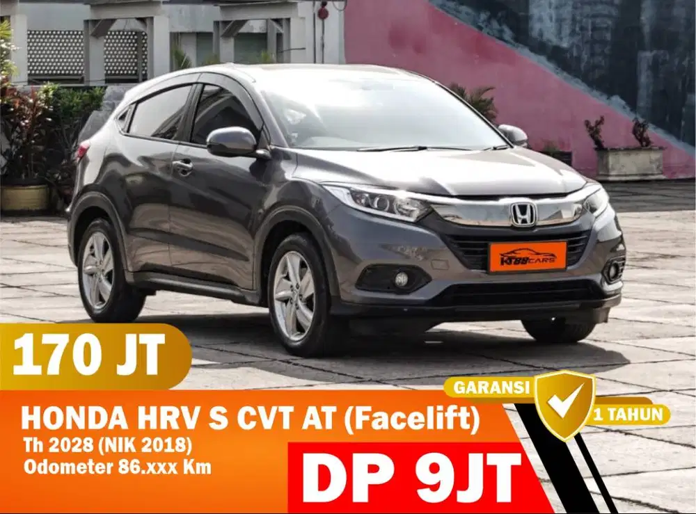 DP 9JT - HONDA HRV S CVT AT (Facelift) 2018 MATIC