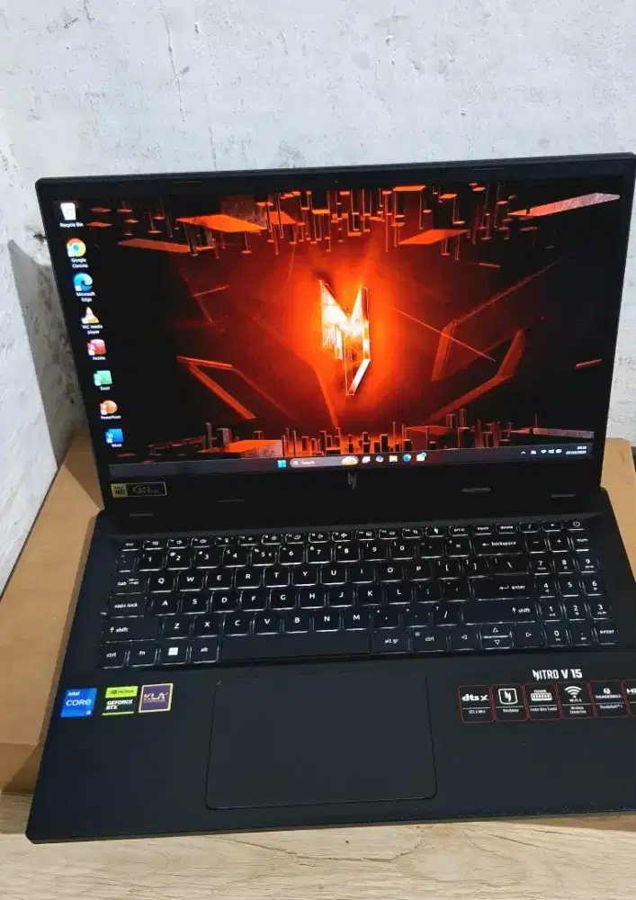 Laptop gaming acer nitro V15 ANV15 fullset no minus