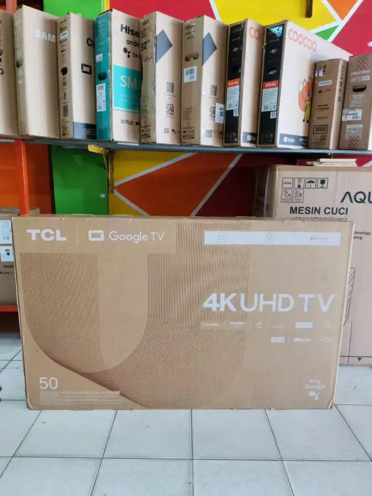 TCL GOOGLE TV 50INCH 4K UHD PROMO BISA KREDIT HOME CREDIT