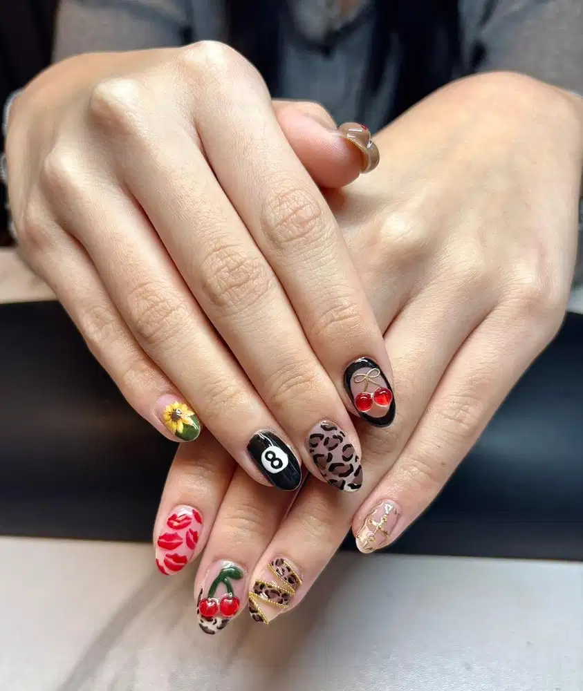 Nail art and Eyelash