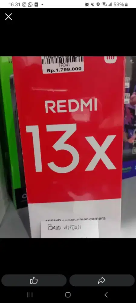 XIAOMI REDMI 13X 8/128 • ATLANTISDAHSYAT