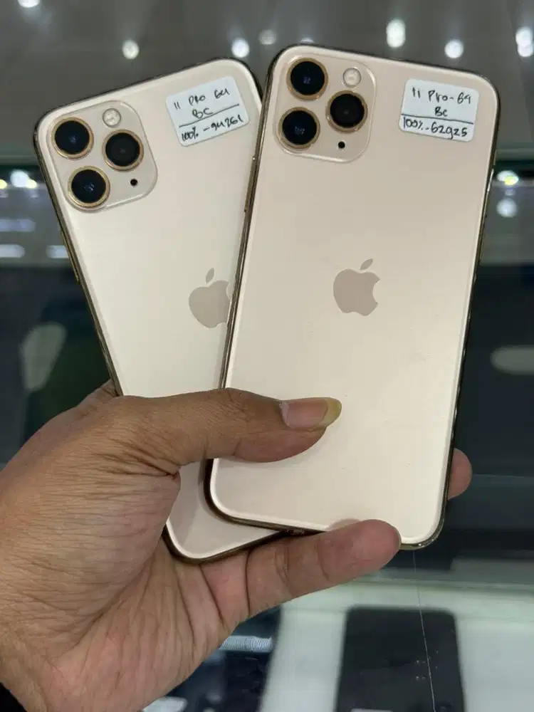 Iphone 11 pro 64Gb Gold second beacukai aman terdaftar permanen