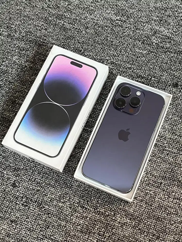 Iphone 14 pro 128 gb beacukai anti blokir deep purple