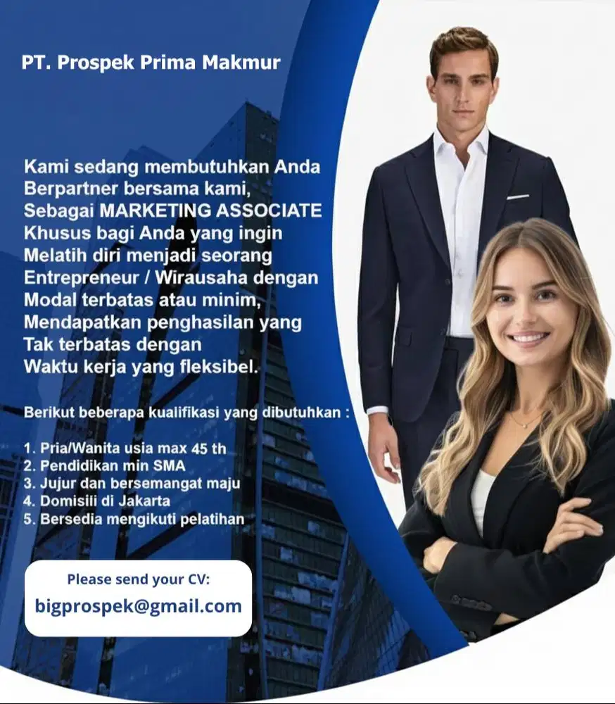 Kami sedang membutuhkan anda berpartner sebagai agen properti