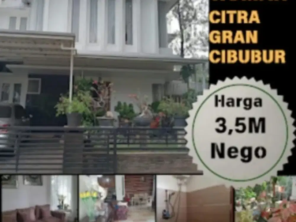 Jual Cepat Rumah Cantik Siap Huni. CitraGran Cibubur.