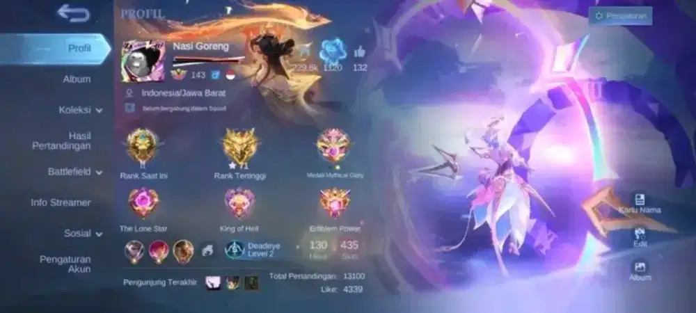 Akun mobile legends
