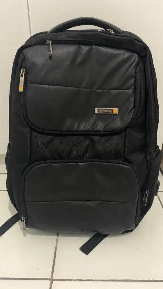 AMERICAN TOURISTER SEGNO BACKPACK 3 LAPTOP 15.6 inch ORIGINAL - BLACK