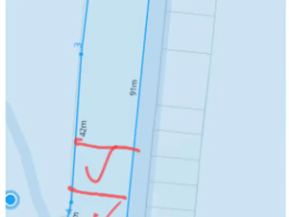 Tanah 3 Are Dekat Pantai Pandawa