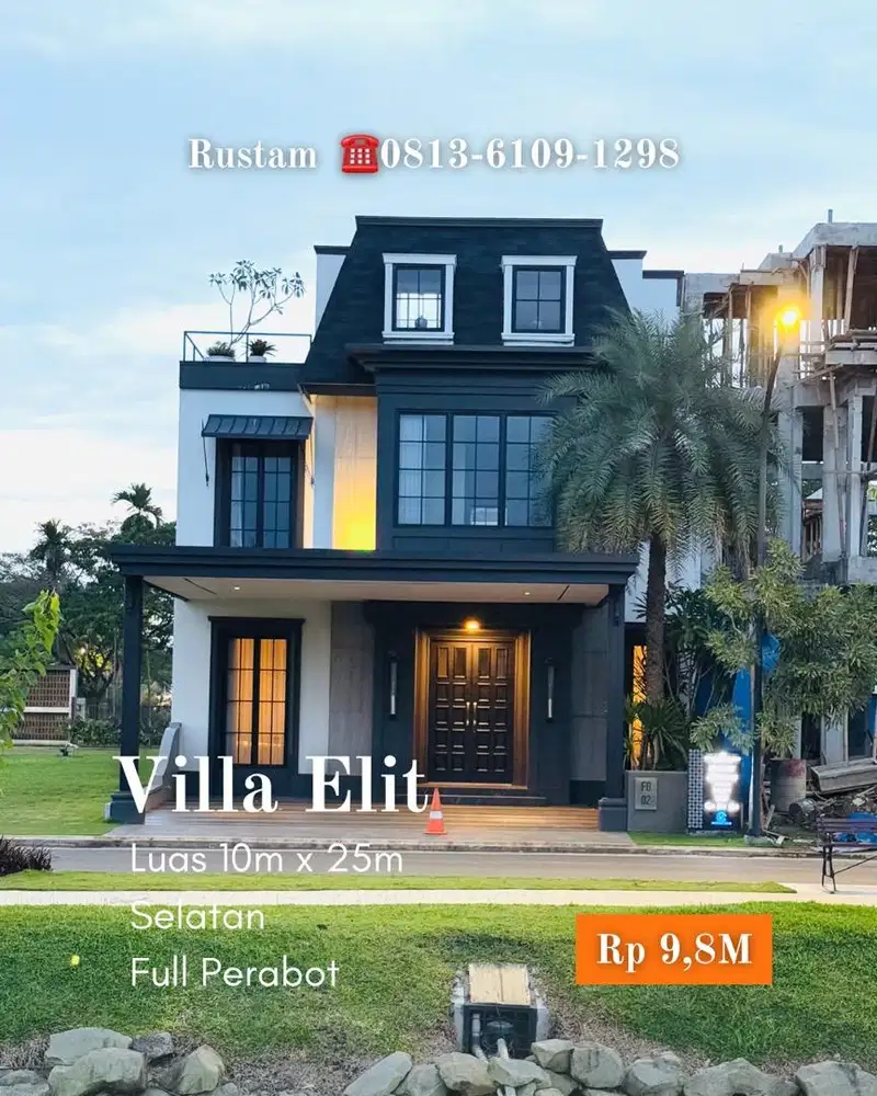 Villa baru citraland gama city medan view danau