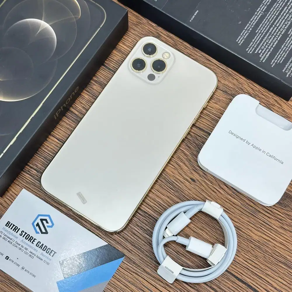 iPhone 12 Pro 128 Gb Golc | 2nd ex iBox pa/a Mulus Full Set Original