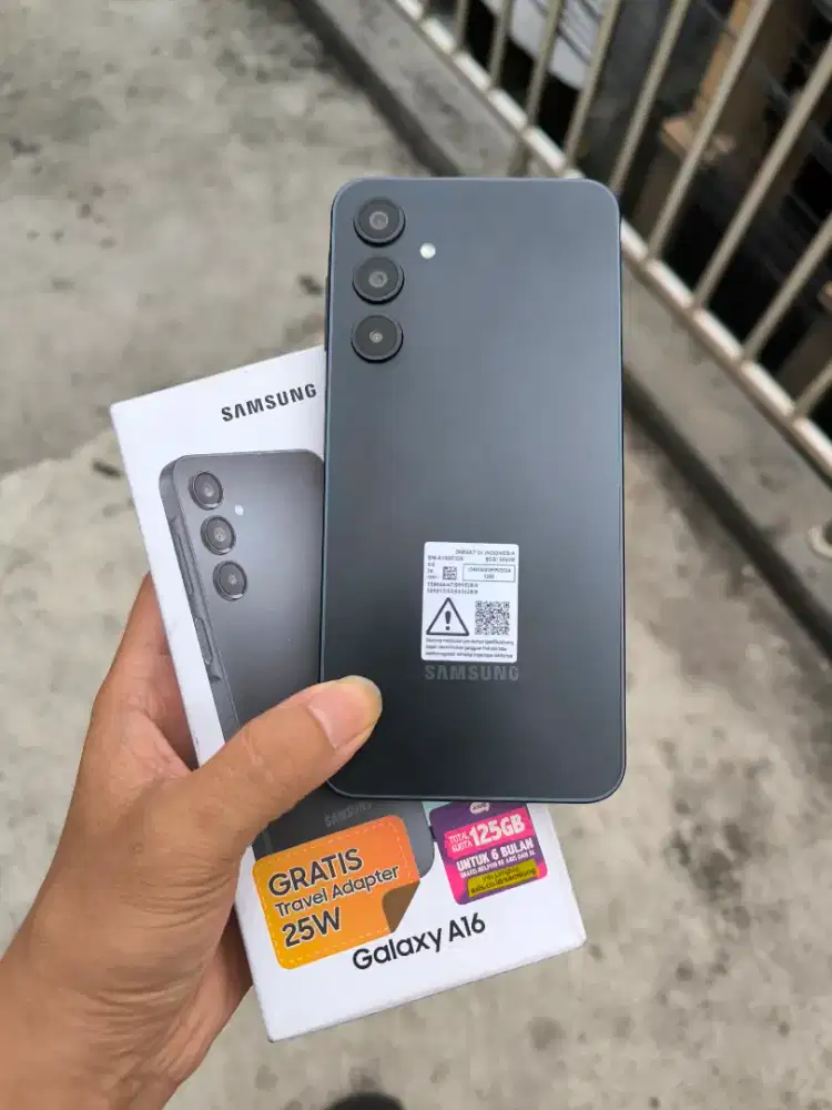 SAMSUNG A16 RAM 8/128 RESMI SEIN FULL ORI 
MULUS 99%