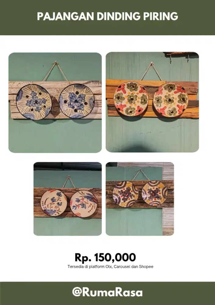 Pajangan dinding piring