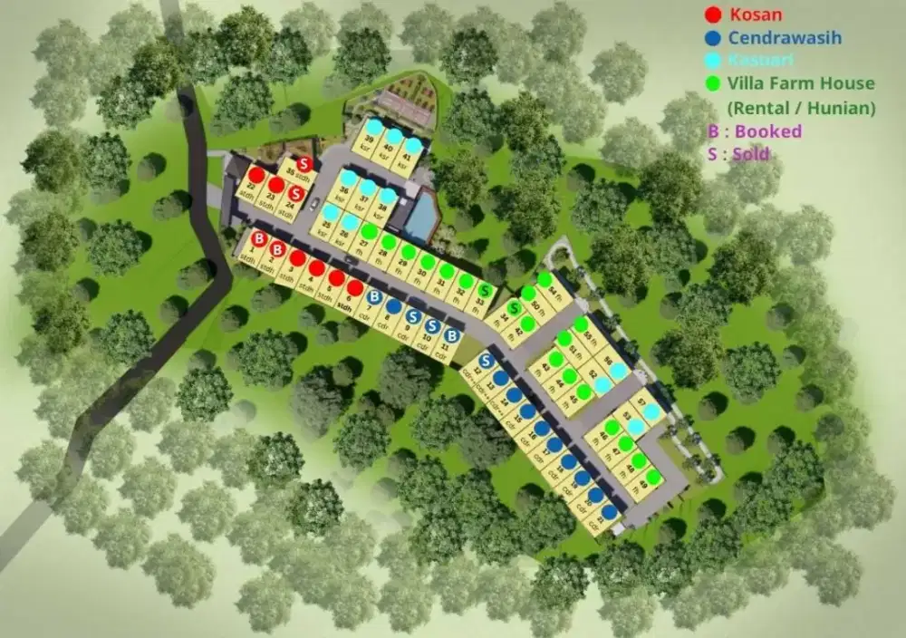 Rumah Kost Baru dekat Dago ITB Cikutra 3 Lantai 10 Kt 1,7Man SHM