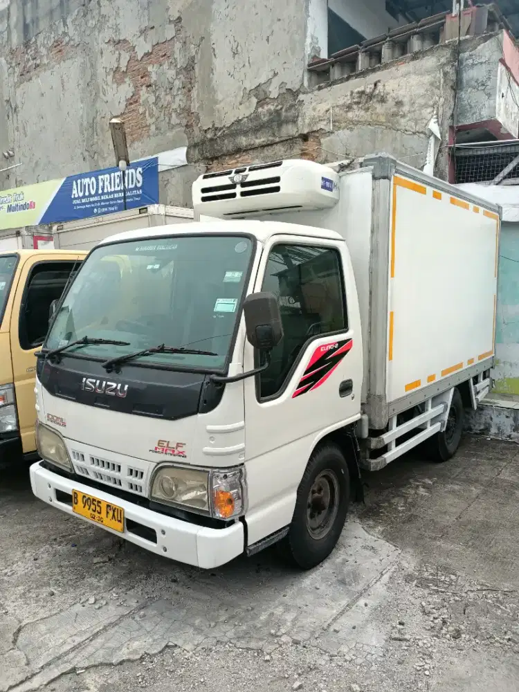 Isuzu elf NKR55 ps100 engkel std bok freezer beku 2016