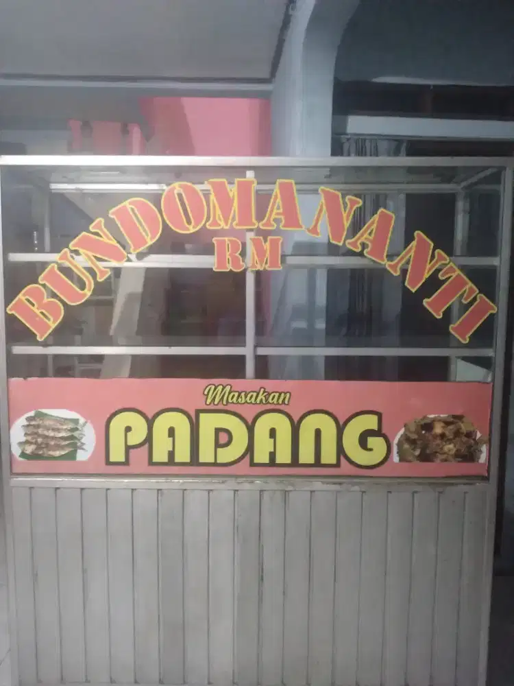 Dijual Cepat Etalase Makanan Masakan Padang (Bekas Pakai)