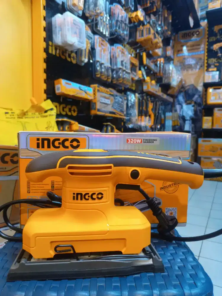 INGCO FS3216 - Amplas Listrik Finishing 320W (FREE 5 Lembar Amplas)