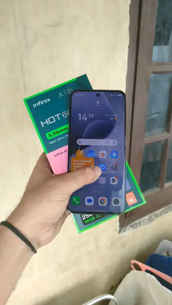 Mahar/tt cari kmblian bnyk infinix hot 60 pro plus (8/256) ful ori