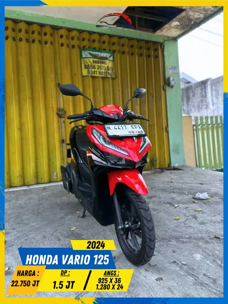 HONDA VARIO 125 2024 MONGGO GAS POLL MASZEHH HIKMAH MOTOR KEPUH