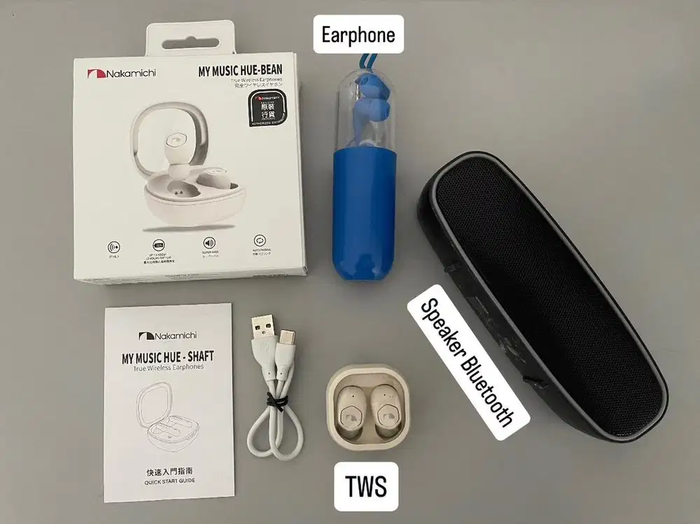 tws, speaker bluetooth, earphone