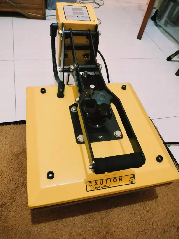 Mesin Press Sablon Mulus Siap Pakai Masih Bagus dan Seperti Baru
