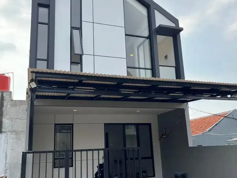 DIJUAL RUMAH PONDOK GEDE DEKAT JALAN RAYA JATIWARINGIN SIAP HUNI START 1M AN