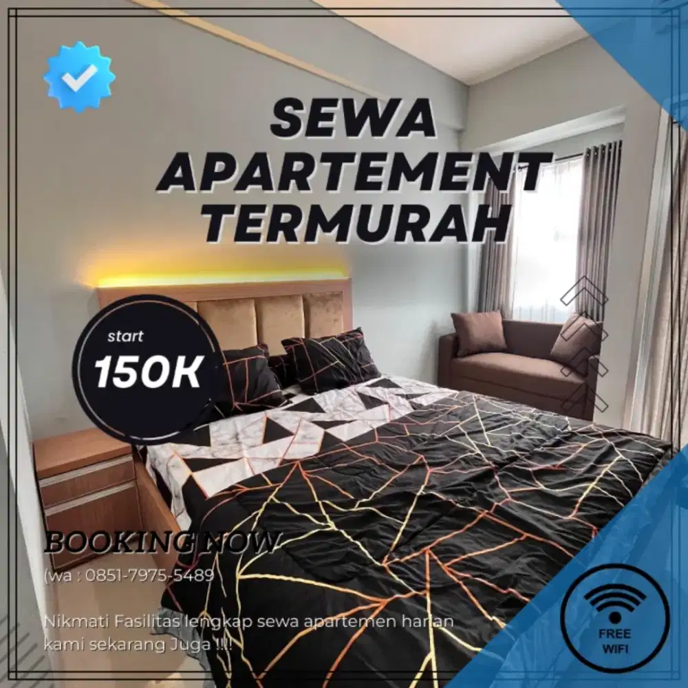 Sewa Apartemen Bekasi Grand kamala lagoon Harian/Transit Termurah