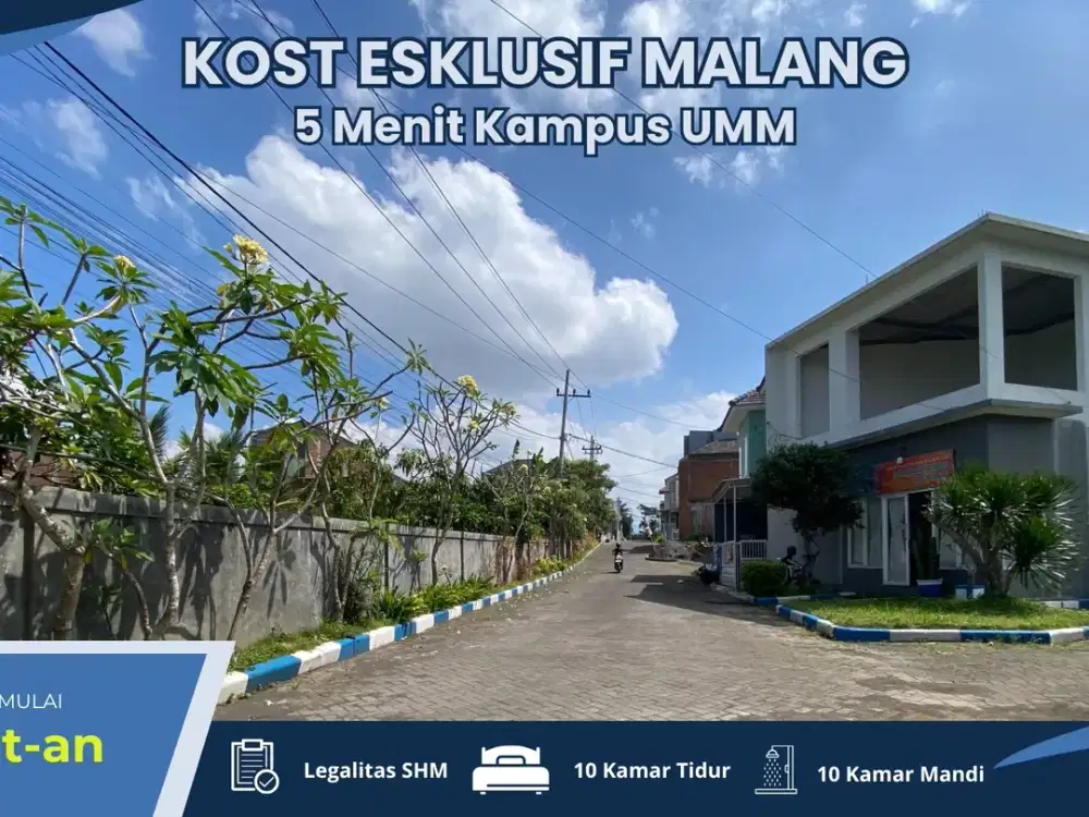 Kos cocok investasi 2 menit Kampus UMM