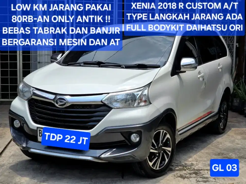 Daihatsu Xenia 2018 R Custom AT Model 2017 X Sporty deluxe
