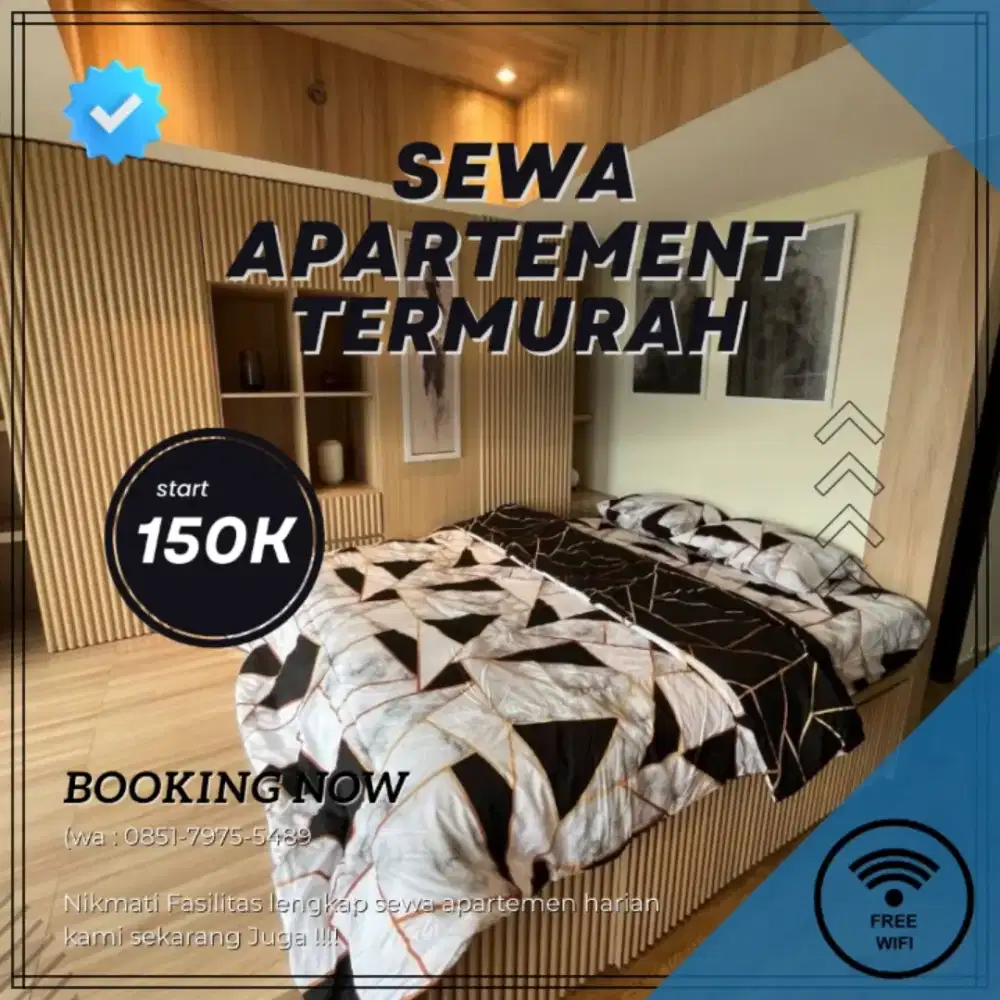 Sewa Apartemen Harian/Transit TSM Transpark Cibubur Depok Termurah