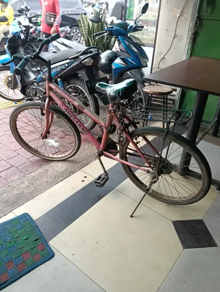 Jual sepedah ukuran dewasa atau anak SMP atau SMA Rp 200.000 net