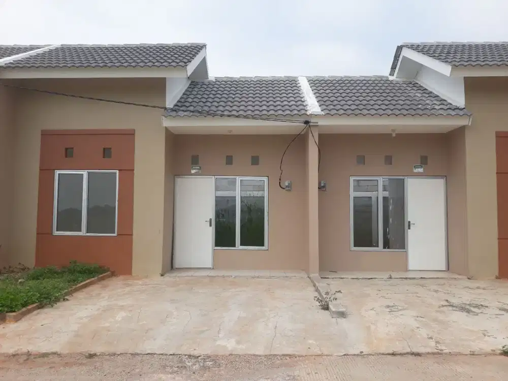 Dobel Dinding Hebel +Tembok Belakang. Rumah Subsidi di Nirwana Bojong Cileungsi