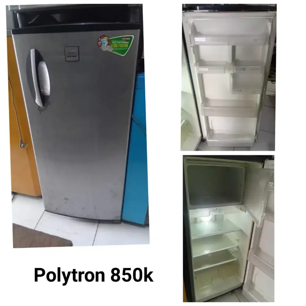 Kulkas 1 pintu politron seken bergaransi