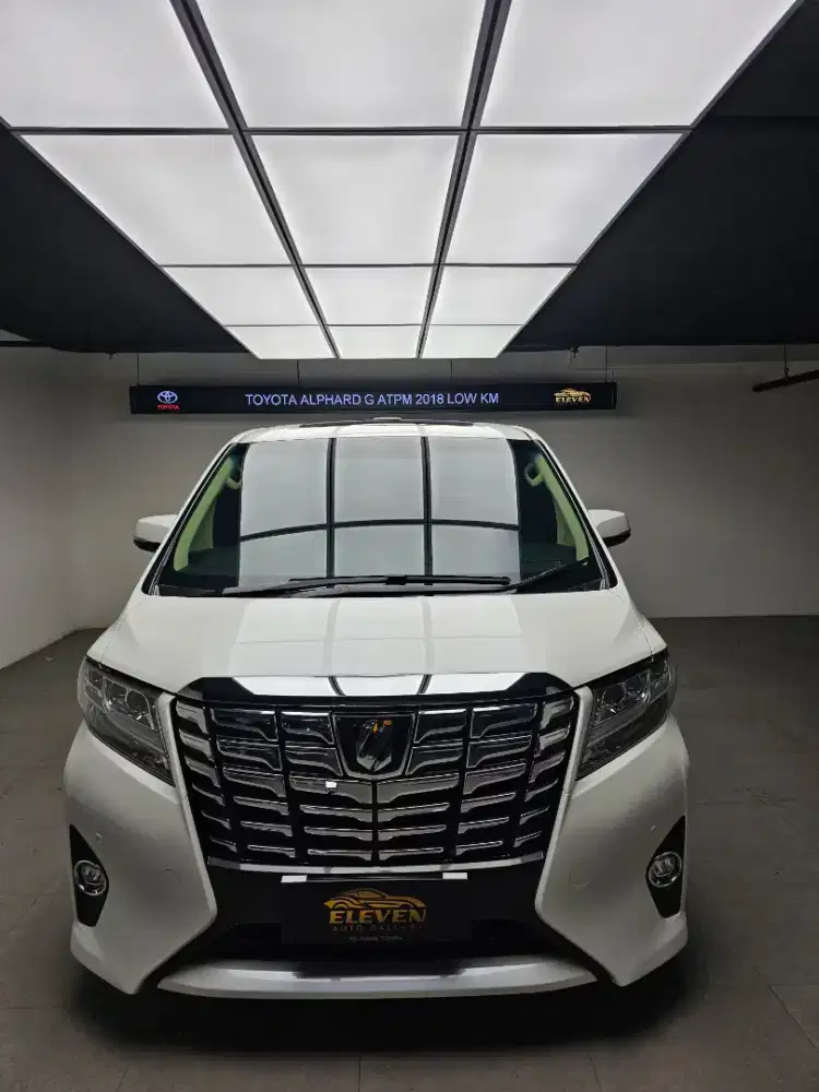 Toyota Alphard 2.4 G ATPM 2018 Putih Murah AT Matic Istimewa