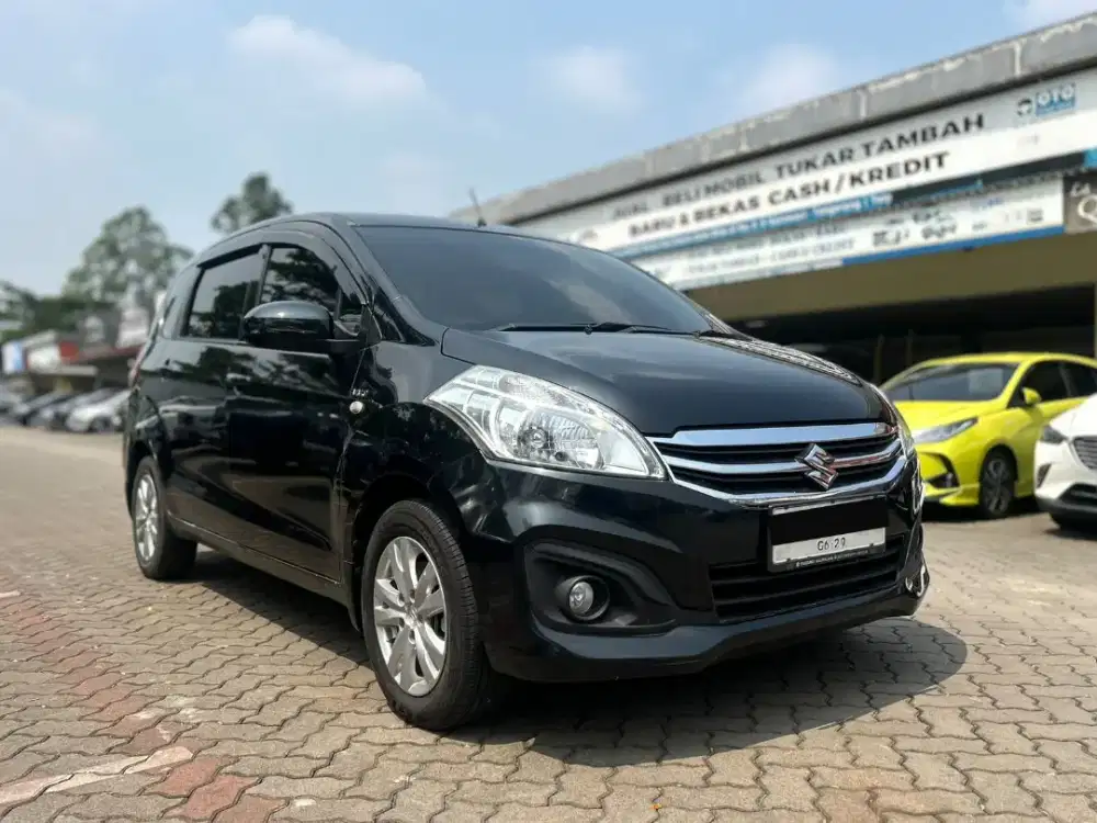 LOW KM!! SUZUKI ERTIGA 1.4 GL MT MANUAL 2017 HITAM KM 109RB
