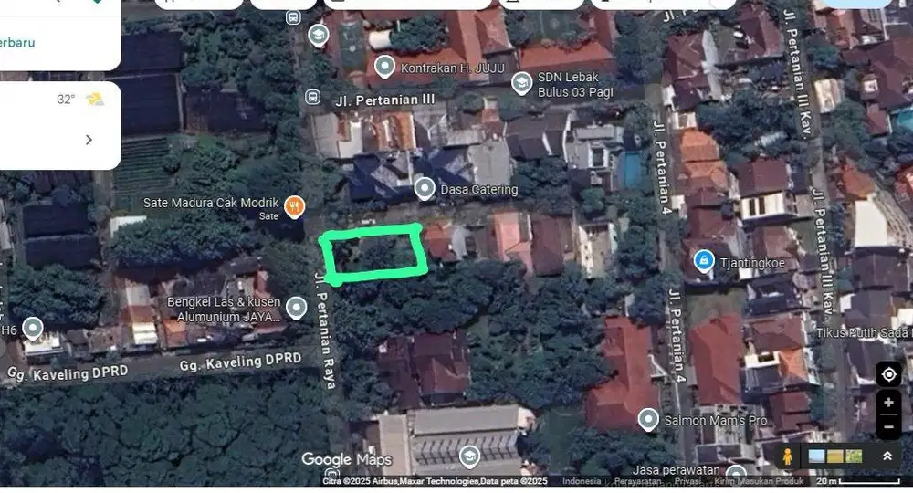 Disewakan Lahan Kosong