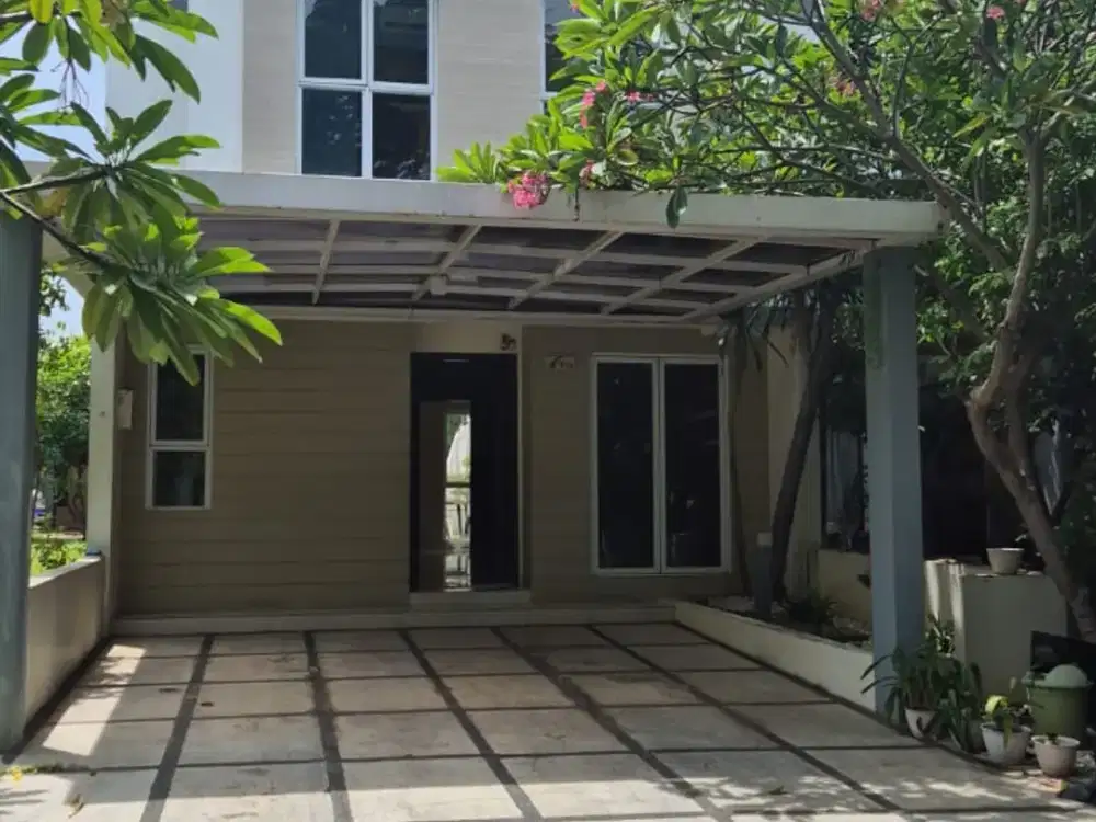 Disewakan rumah murah 2lantai di Cluster Palm Spring Jakarta Garden City Jakarta Timur siaphuni minimalis modern