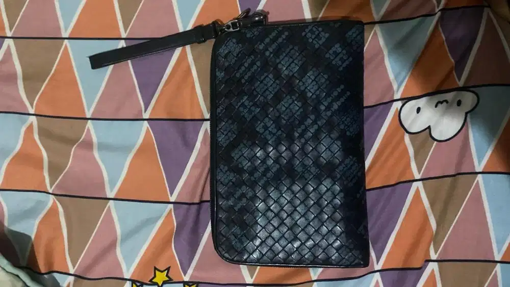 Tas clutch pouch bottega veneta