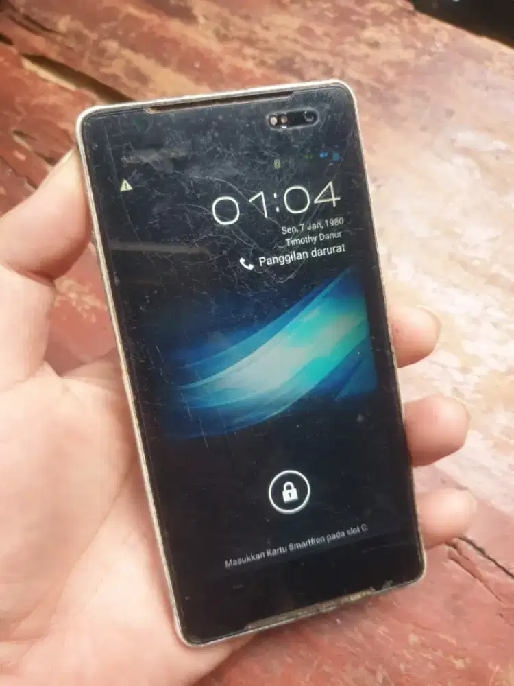 Smartfren andromax U2 EG98 Ram 1/4Gb original normal minus sentuh