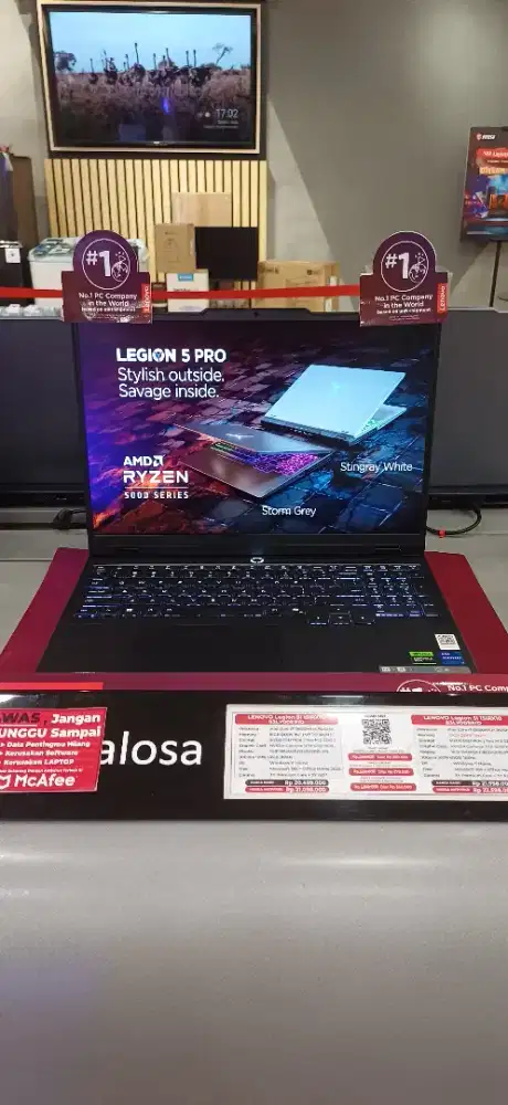 LENOVO LEGION 5i beli laptop berhadiah motor