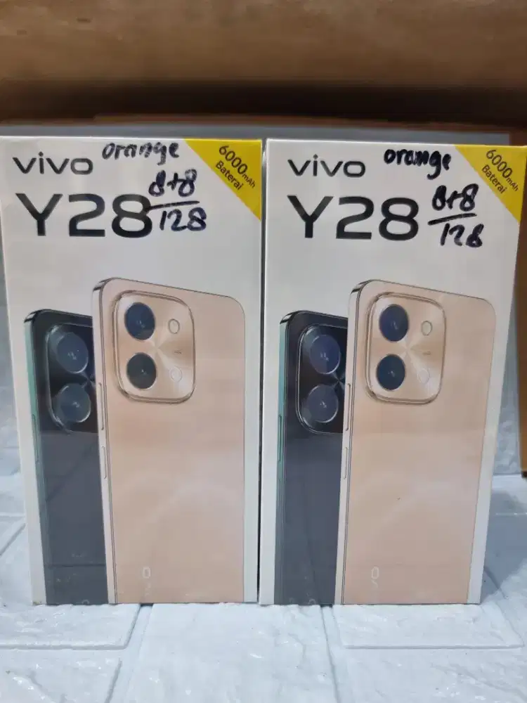 VIVO Y28 8+8/128 BARU SEGEL GARANSI RESMI