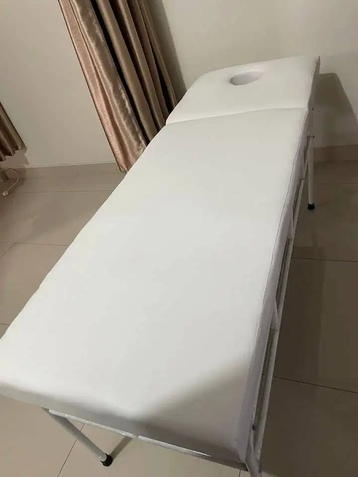 Ranjang pijat rangka besi full set