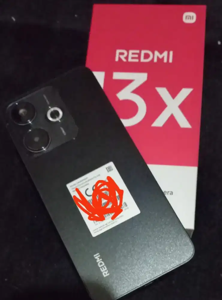 Redmi 13X hitam