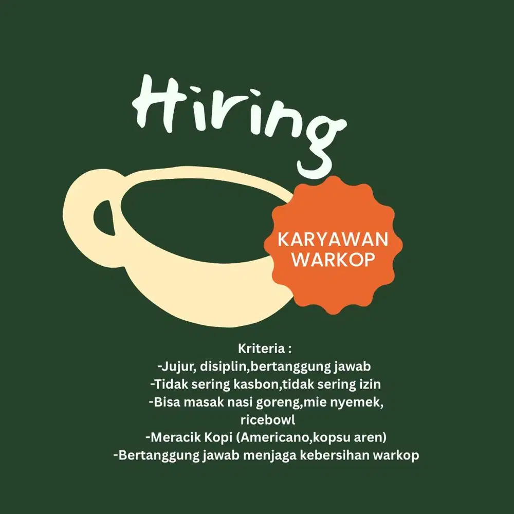 Karyawan Warkop