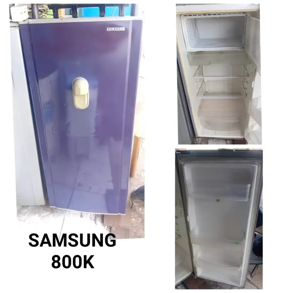 Kulkas 1,pintu Samsung bekas bergaransi
