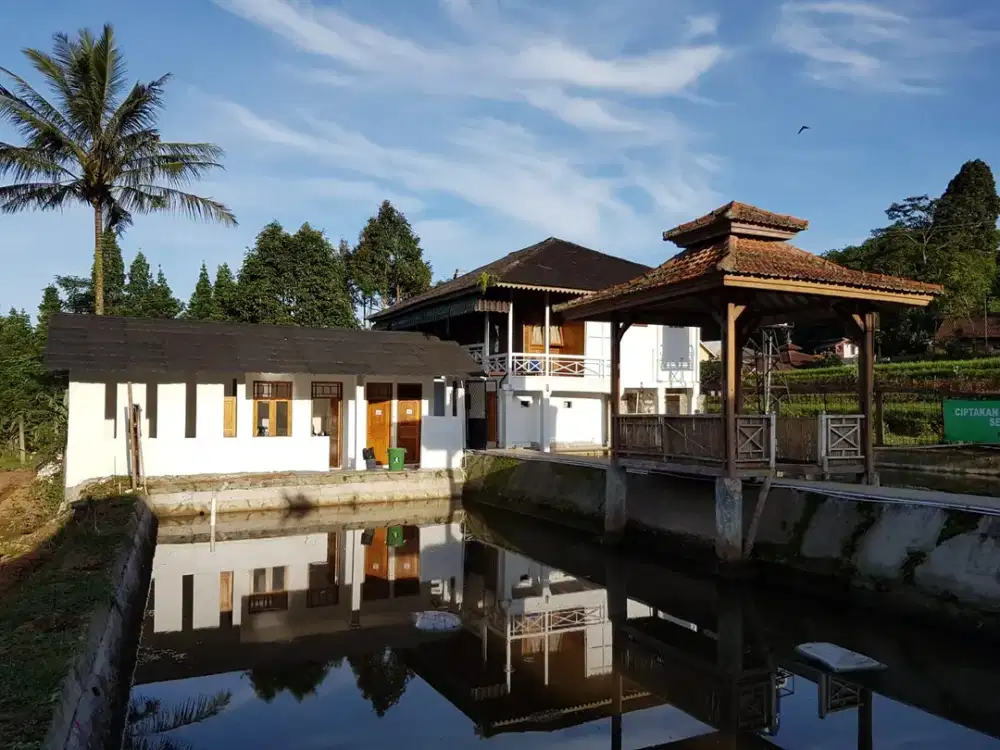 DIJUAL Villa di Cipeundeuy Sukabumi - asri & alami utk invest/rmh istirahat
