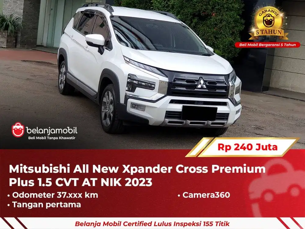 [ GARANSI 5TH ] Mitsubishi All New Xpander Cross 1.5 CVT AT 2023/2024